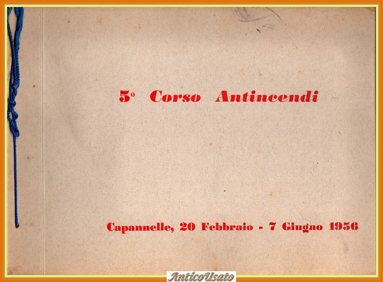 5° CORSO ANTINCENDI Capannelle 1956 Album fotografie Pompieri Vigili del …