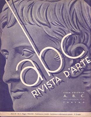 ABC Rivista d'arte maggio 1940 Archimede Santi Maestro De Gasperi …