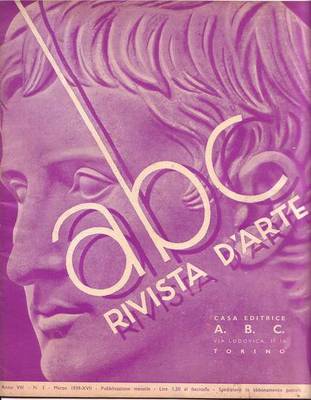 ABC Rivista d'arte marzo 1939 Luigi Serra - Giovanni Tavallini …