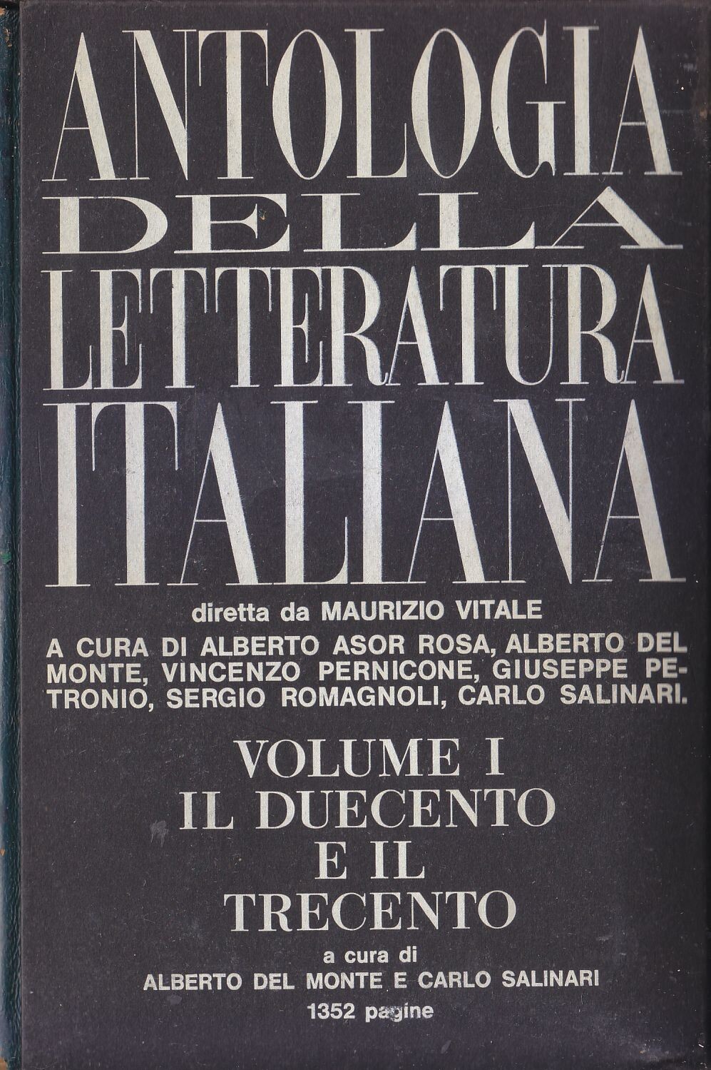 ANTOLOGIA DELLA LETTERATURA ITALIANA 5 volumi Opera Completa Rizzoli 1968 …
