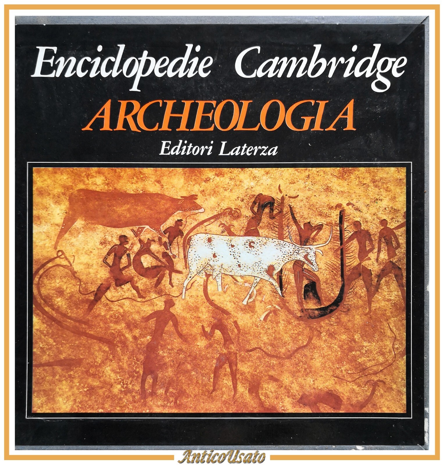 ARCHEOLOGIA Enciclopedie Cambridge 2 volumi 1981 Laterza Libro cofanetto