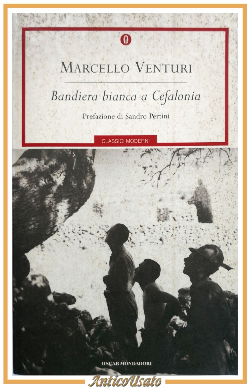 BANDIERA BIANCA A CEFALONIA di Marcello Venturi 2001 Mondadori Libro …