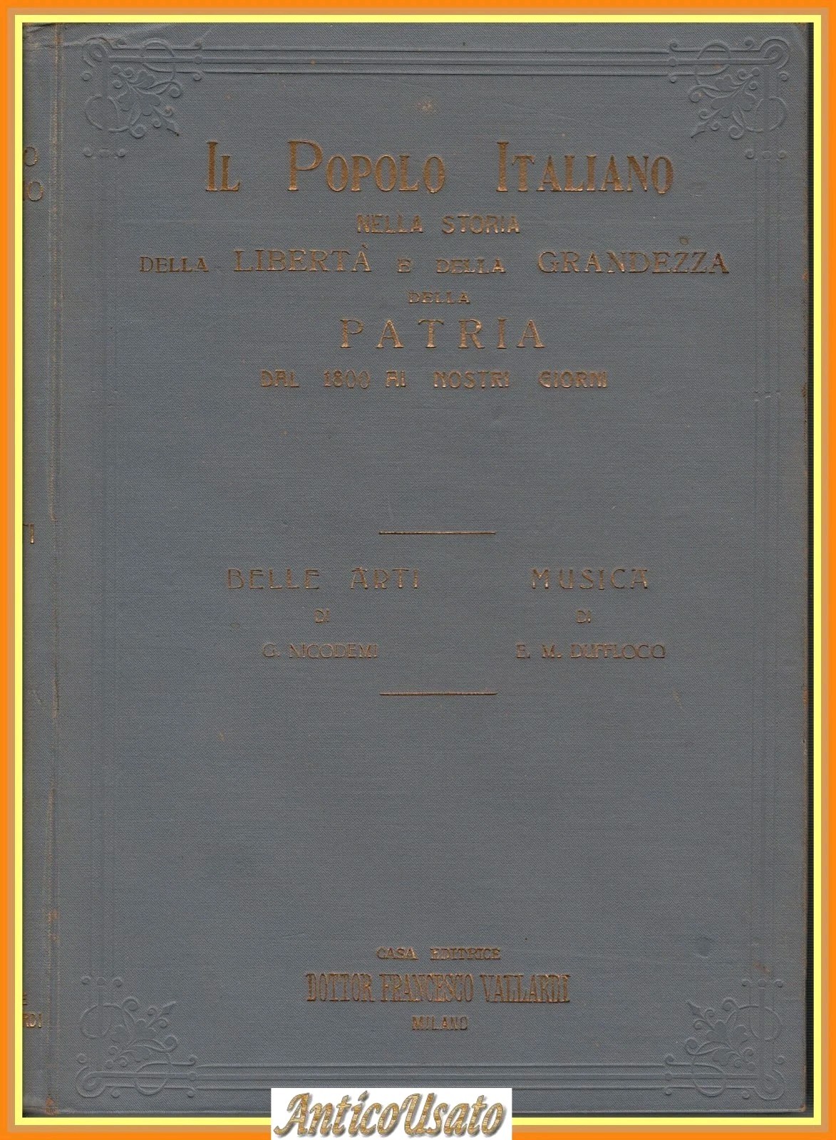 BELLE ARTI MUSICA dal 1800 NOSTRI GIORNI Il Popolo Italiano …