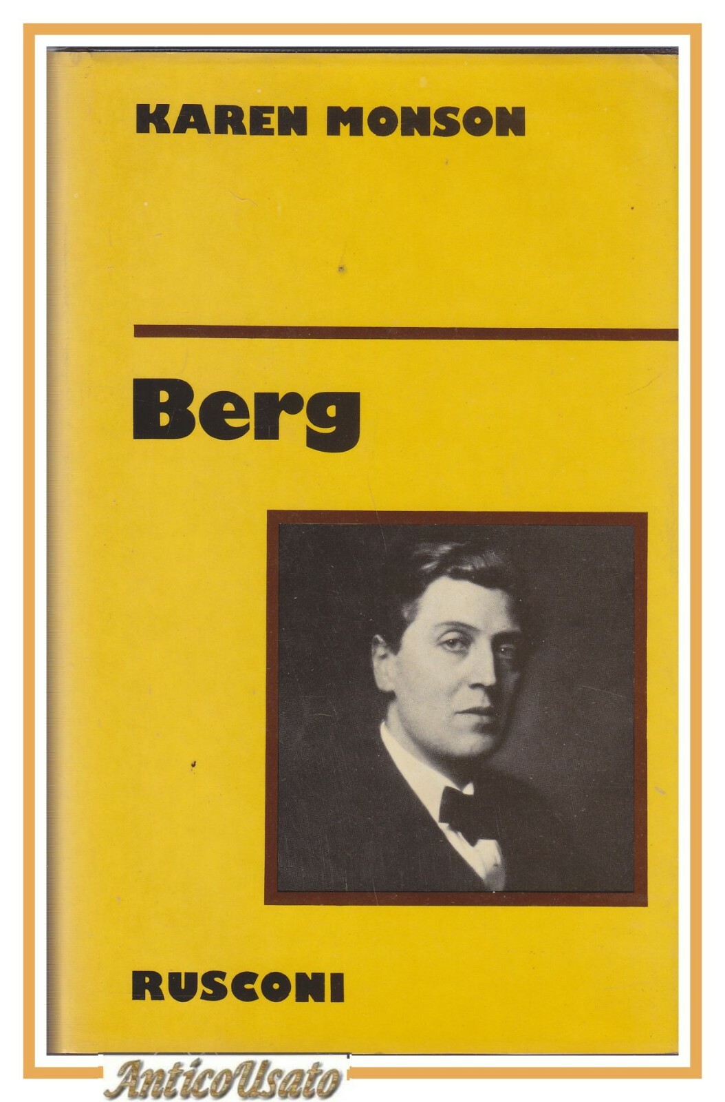BERG di Karen Monson 1982 Rusconi I edizione Alban libro …