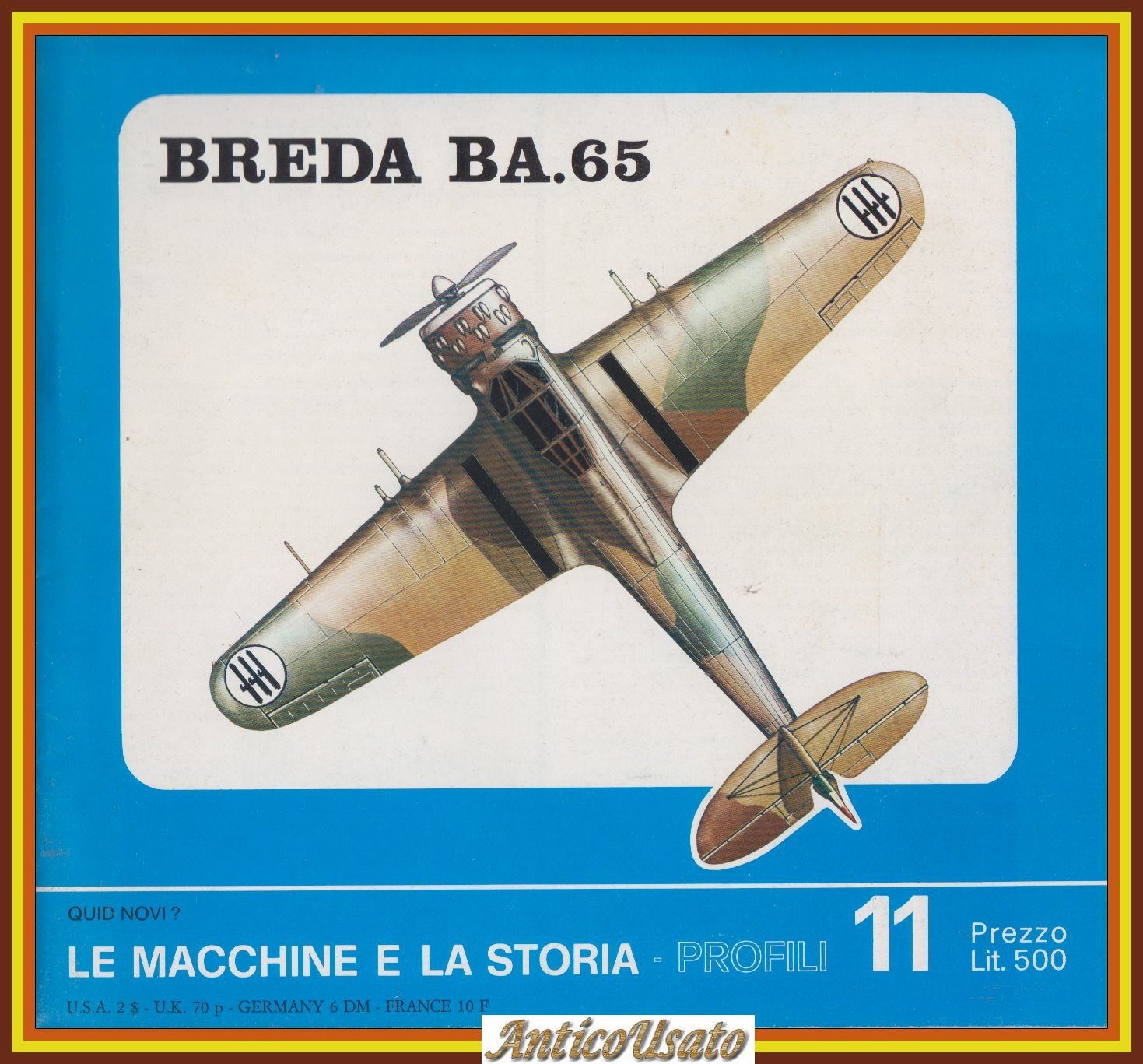 BREDA BA 65 di Pietro Tonizzo Aeroplano Libro le macchine …