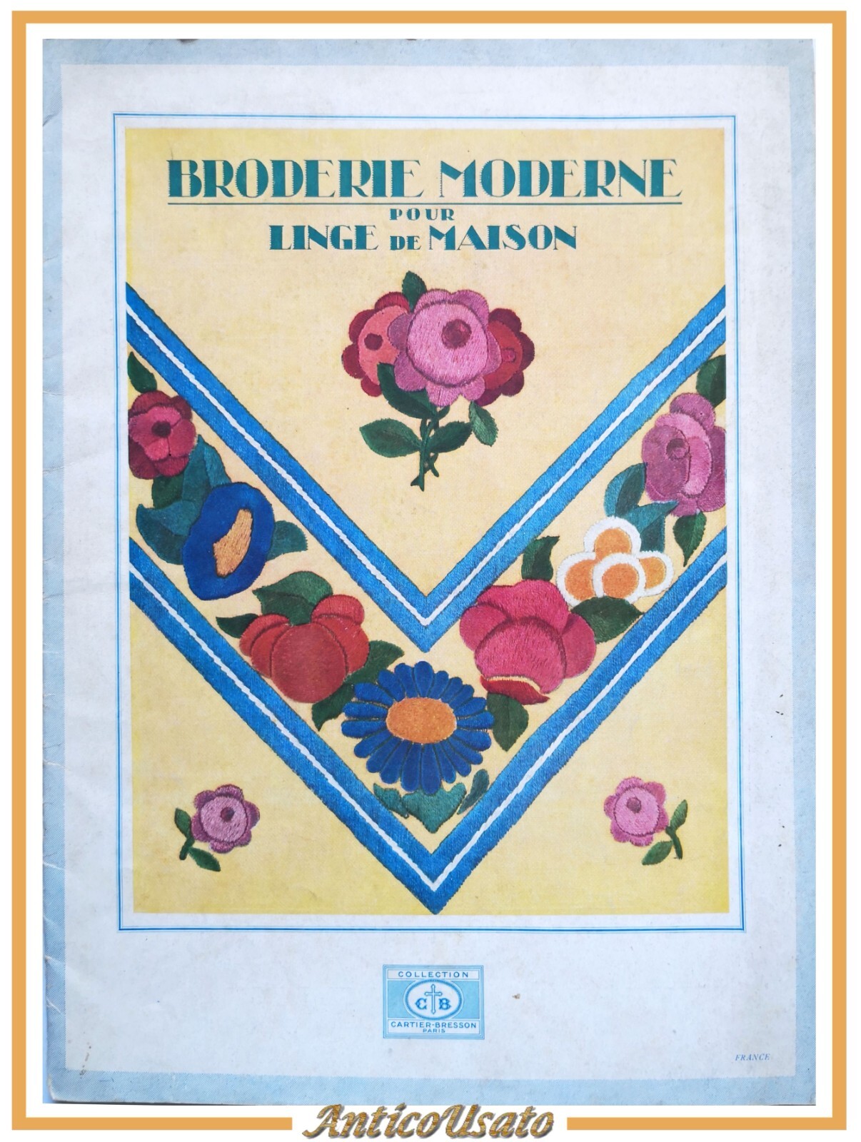 BRODERIE MODERNE pour linge de maison cartamodelli Cartier Bresson ricamo …