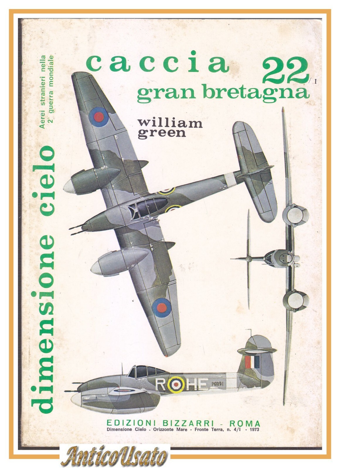 CACCIA GRAN BRETAGNA 22 di William Green aerei II 2° …