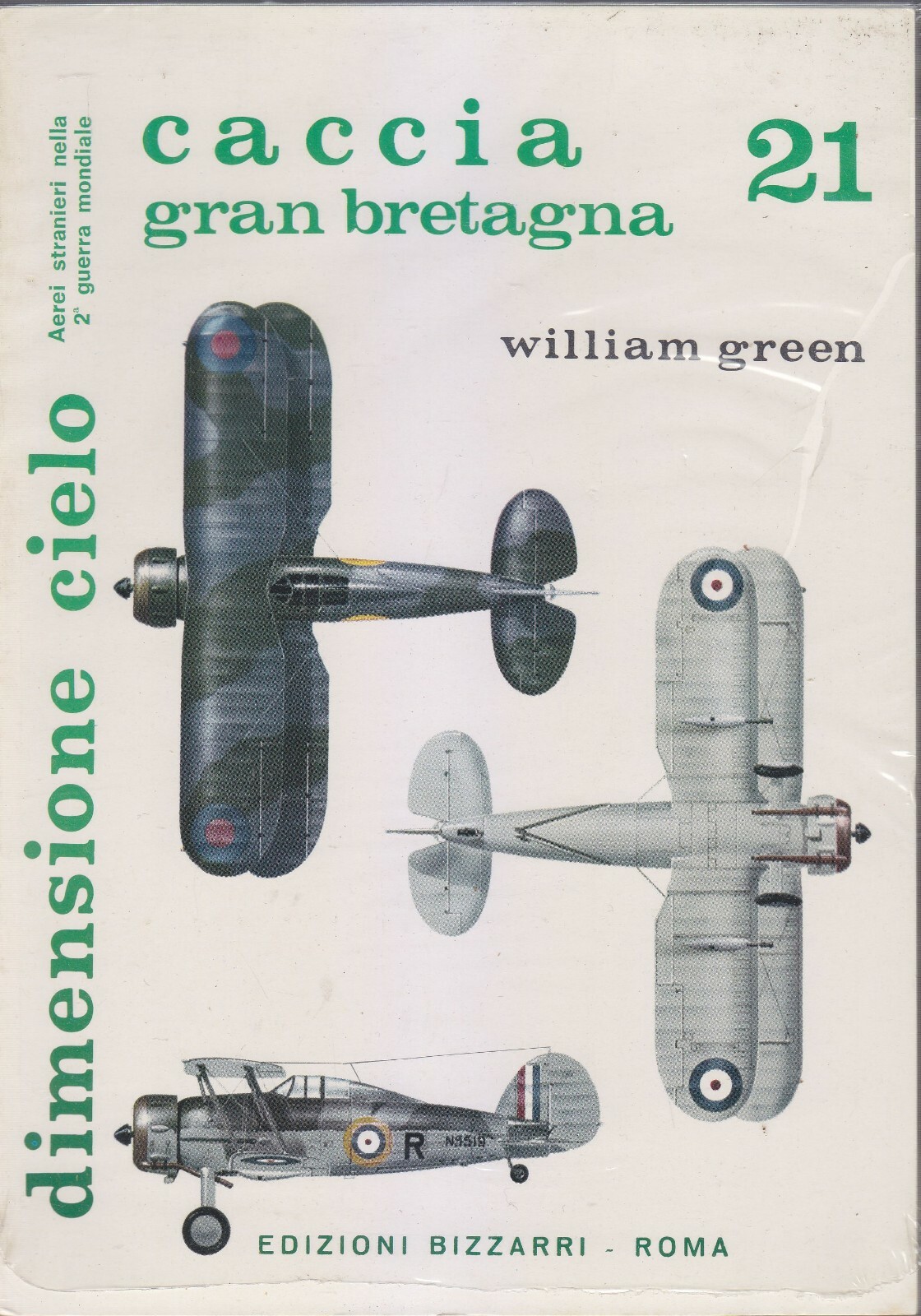 CACCIA GRAN BRETAGNA di William Green aerei II guerra mondiale …