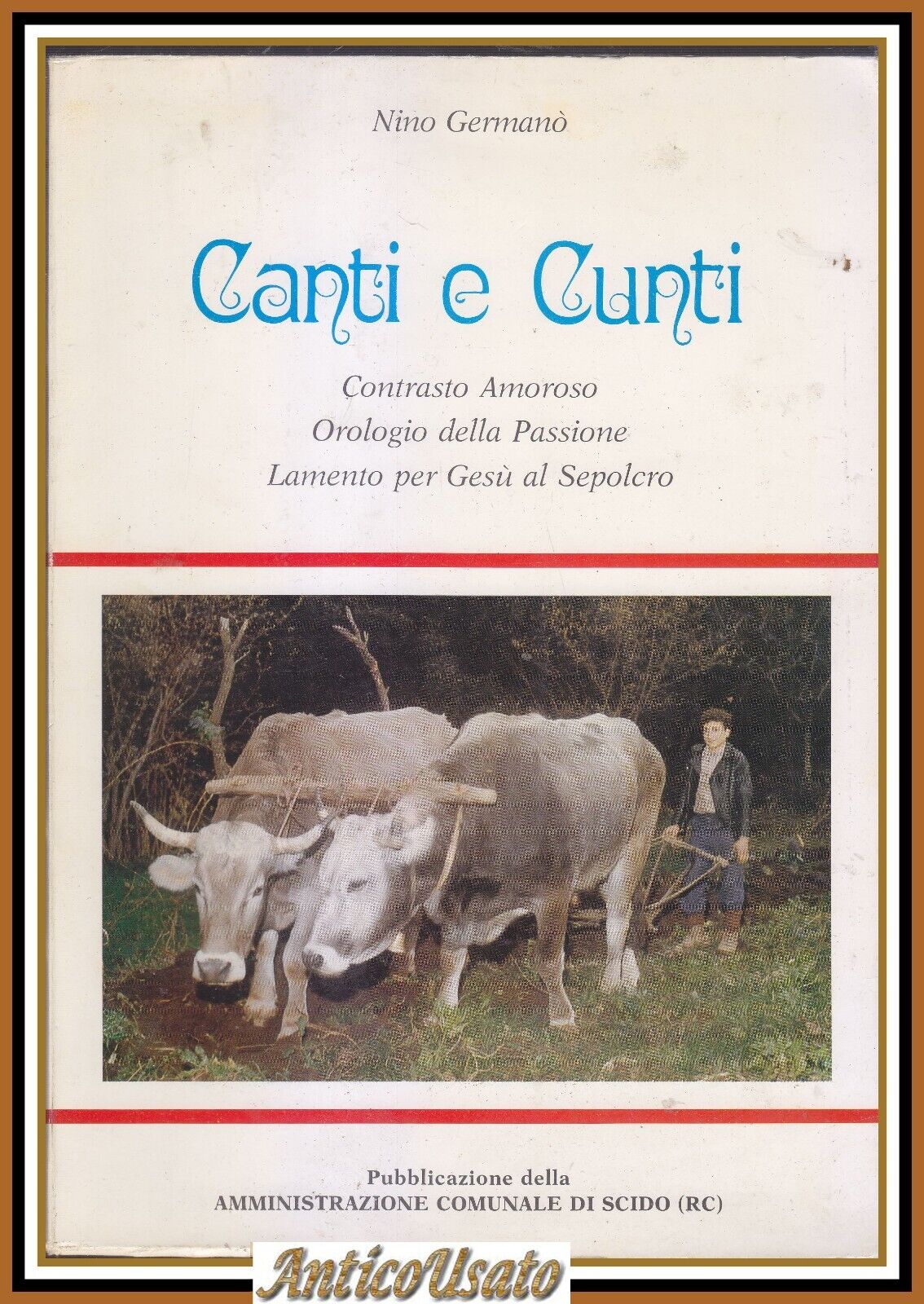 CANTI E CUNTI di Nino Germanò 1985 Comune Scido Reggio …