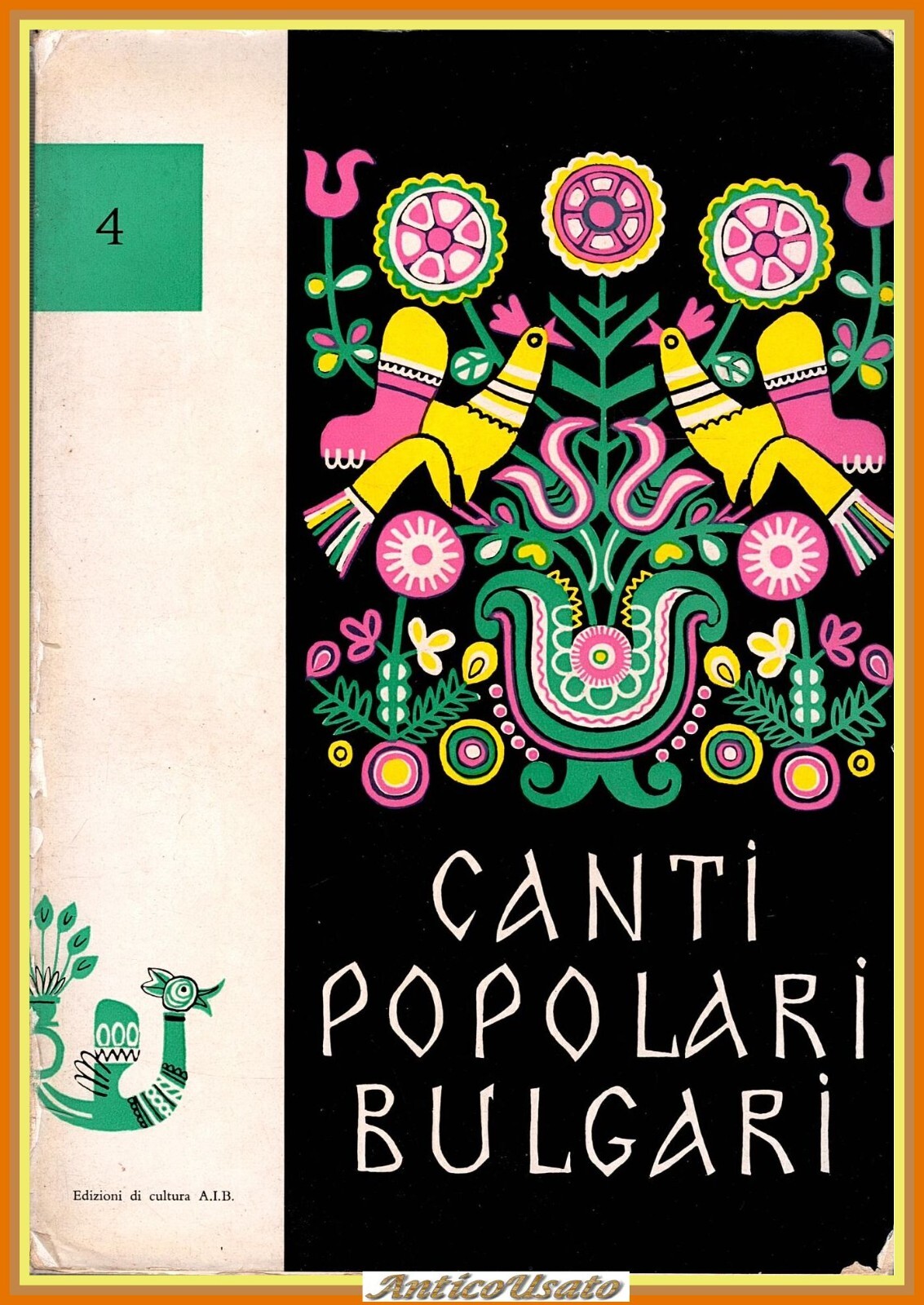 CANTI POPOLARI BULGARI di Luigi Salvini anni '60 Edizioni di …
