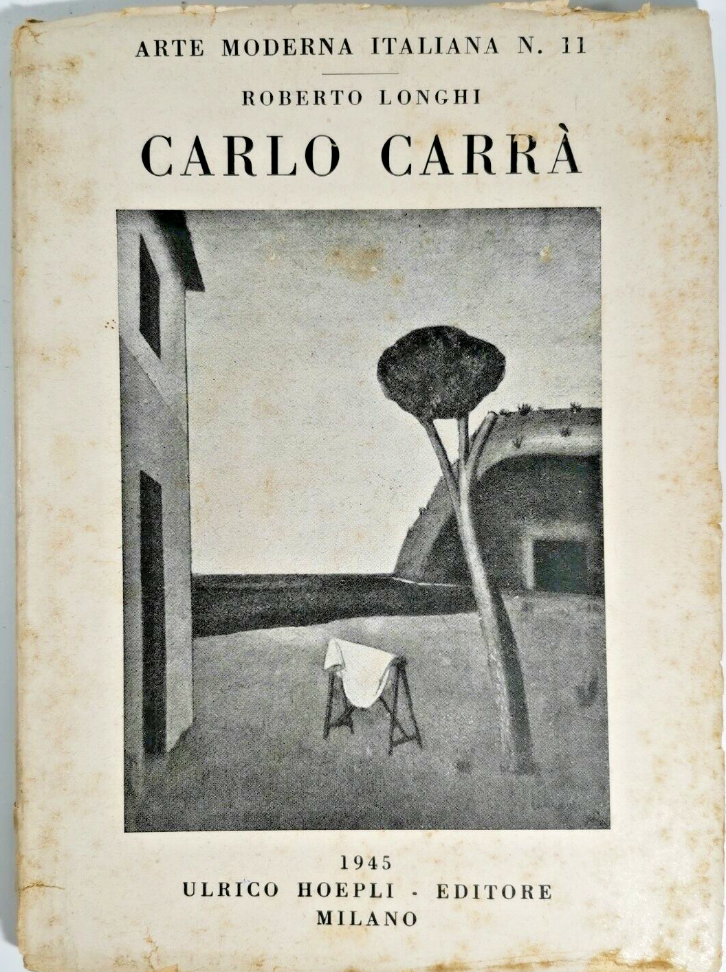CARLO CARRÀ di Roberto Longhi 1945 Hoepli editore libro edizione …
