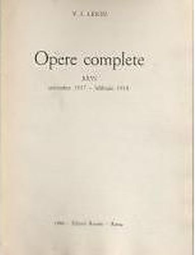 CARTEGGIO febbraio 1912 dicembre 1922 di Lenin volume XXXV opere …