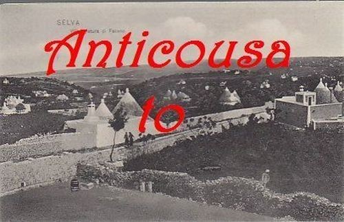 CARTOLINA - SELVA VILLEGGIATURA DI FASANO (BRINDISI) Originale d'epoca Postcard