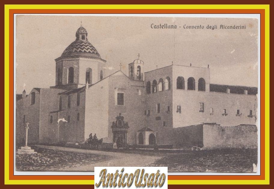 Cartolina Castellana Grotte Convento degli Alcantarini Non Viaggiata Vintage