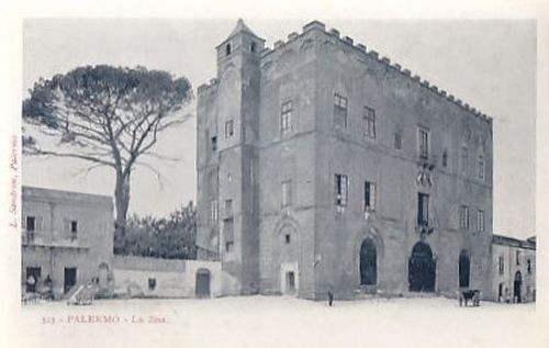 cartolina PALERMO LA ZISA Sandron Postcard Vintage Carte Postale originale