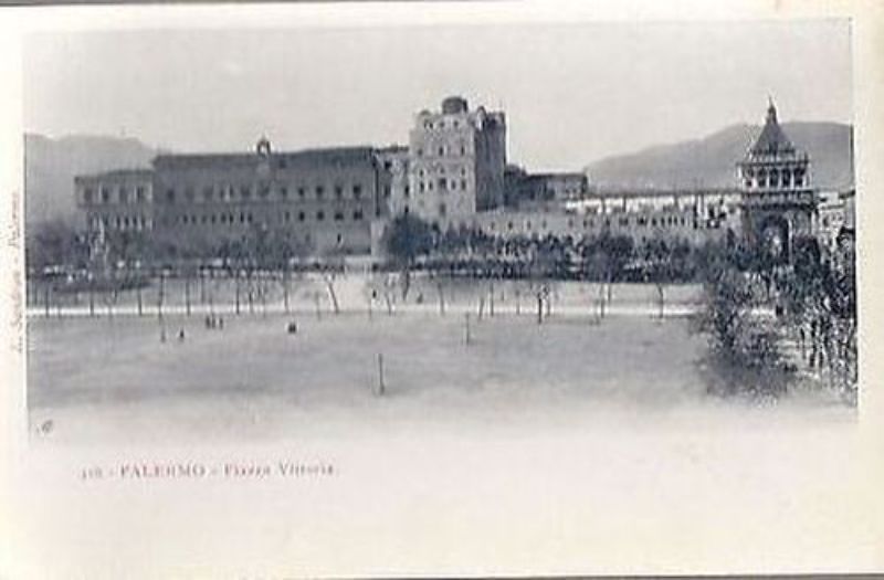 cartolina PALERMO PIAZZA VITTORIA Sandron numero 316 originale d'epoca vintage