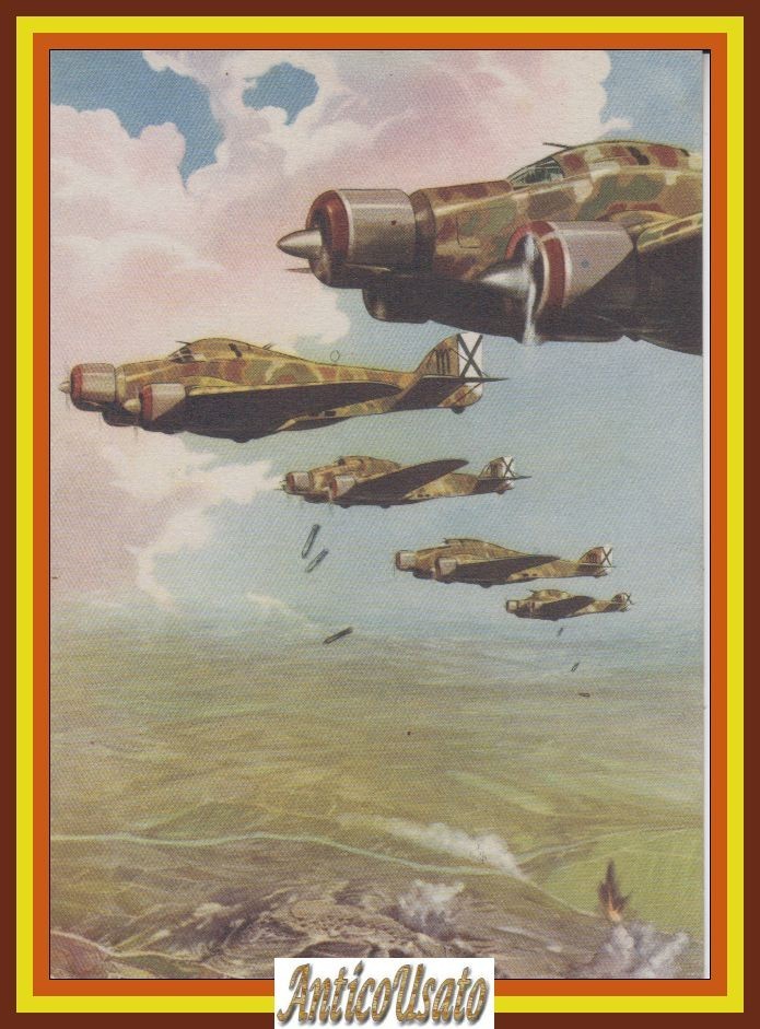 cartolina REGIA AERONAUTICA AVIAZIONE LEGIONARIA IN SPAGNA 2 guerra mondiale