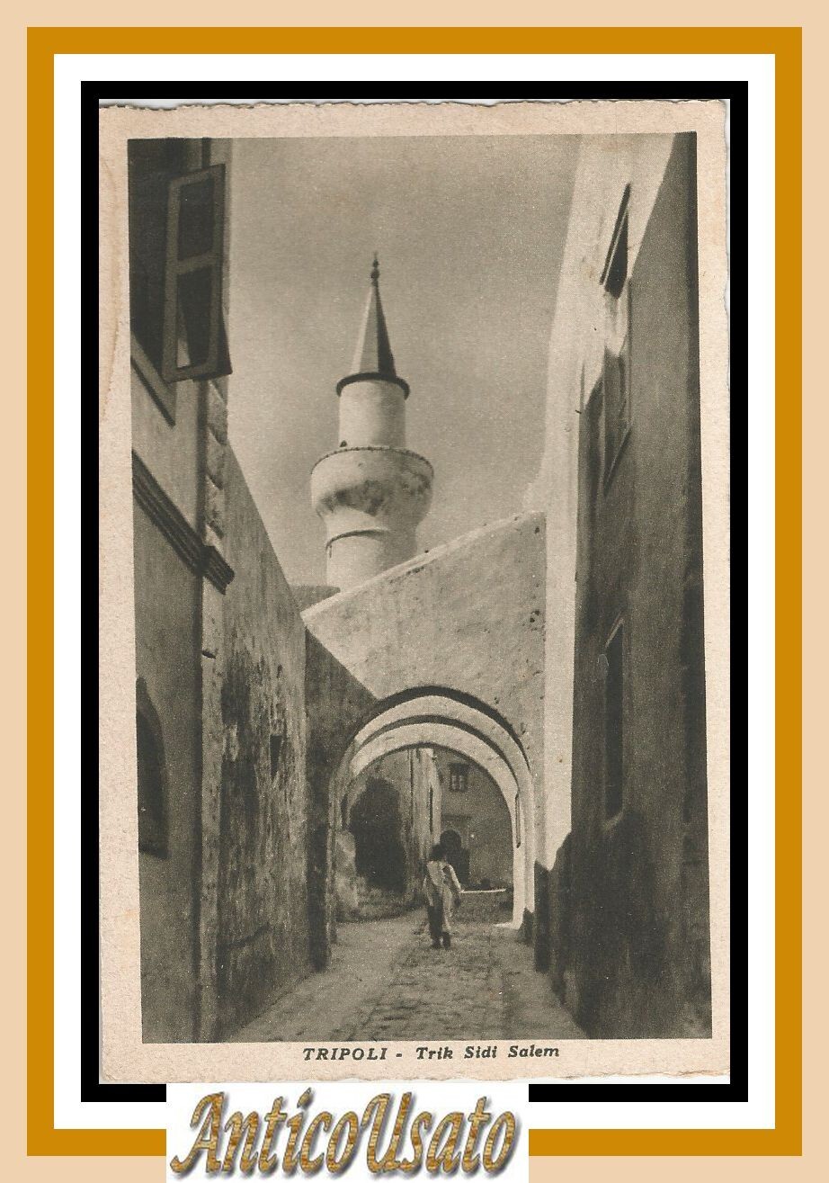 Cartolina Tripoli Trik Sidi Salem 1935 Libia Vintage Colonialismo Africa …