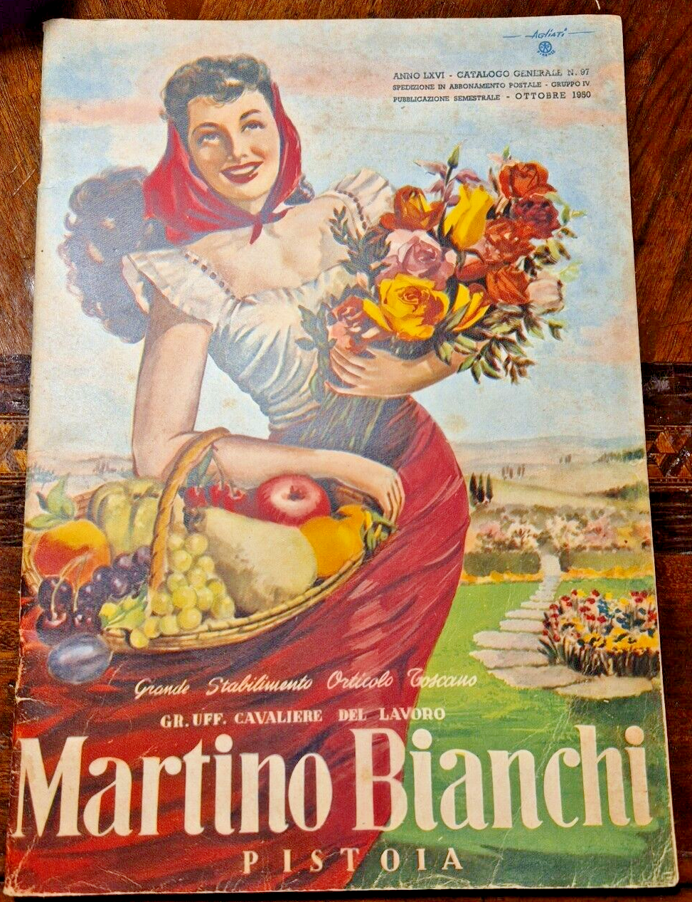 CATALOGO DITTA MARTINO BIANCHI Numero 97 Ottobre 1950 Pistoia orticolo …