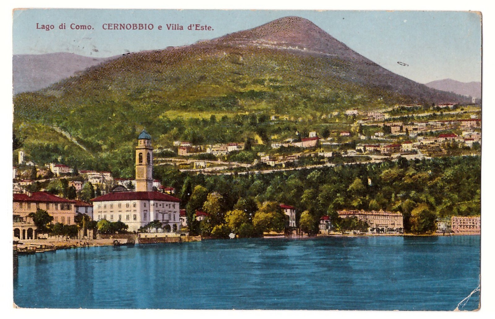 Cernobbio E Villa D'Este Lago Di Como Cartolina viaggiata 1923 …