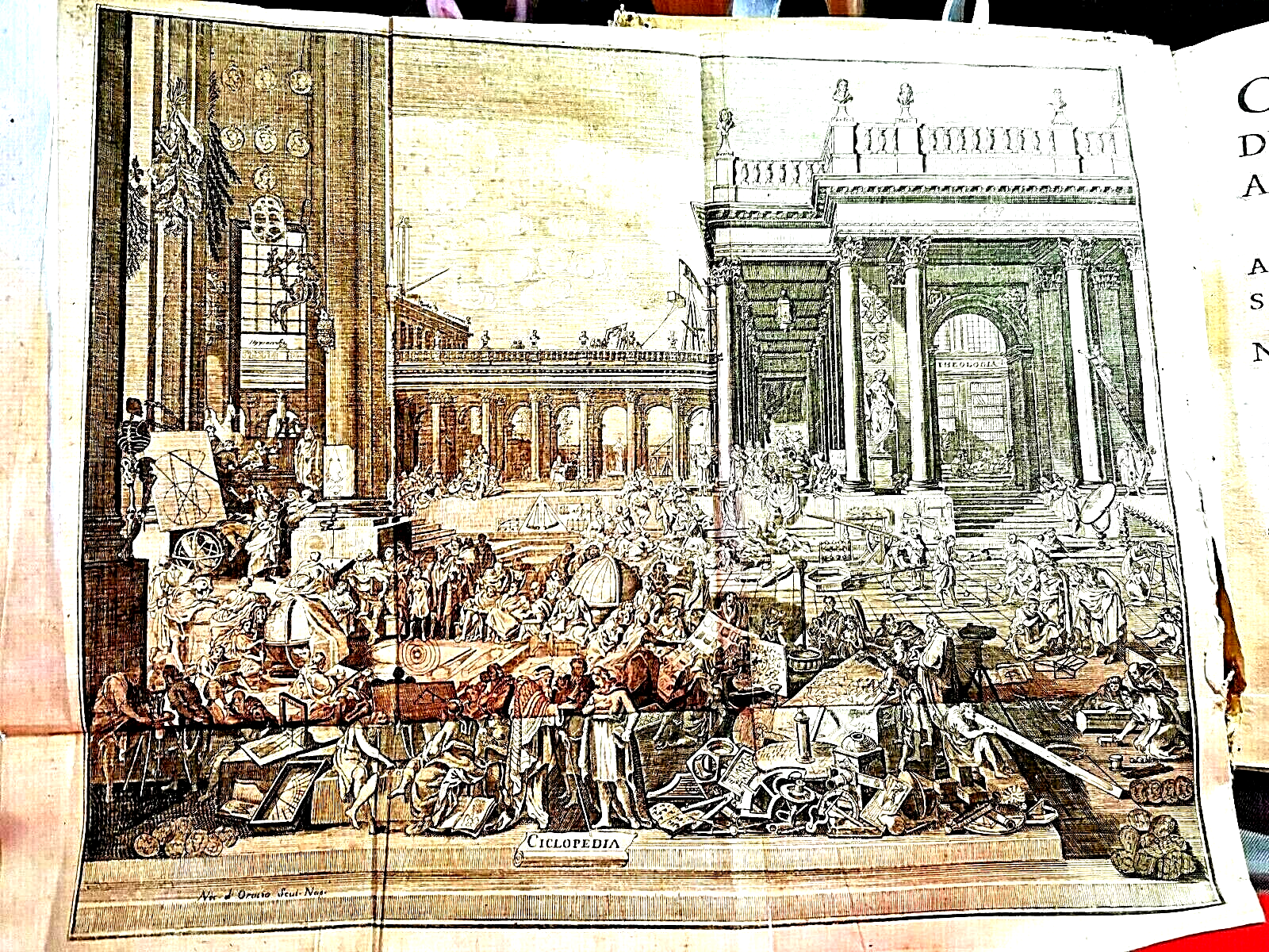 CICLOPEDIA DIZIONARIO UNIVERSALE DELLE ARTI E SCIENZE 1747 9 volumi …