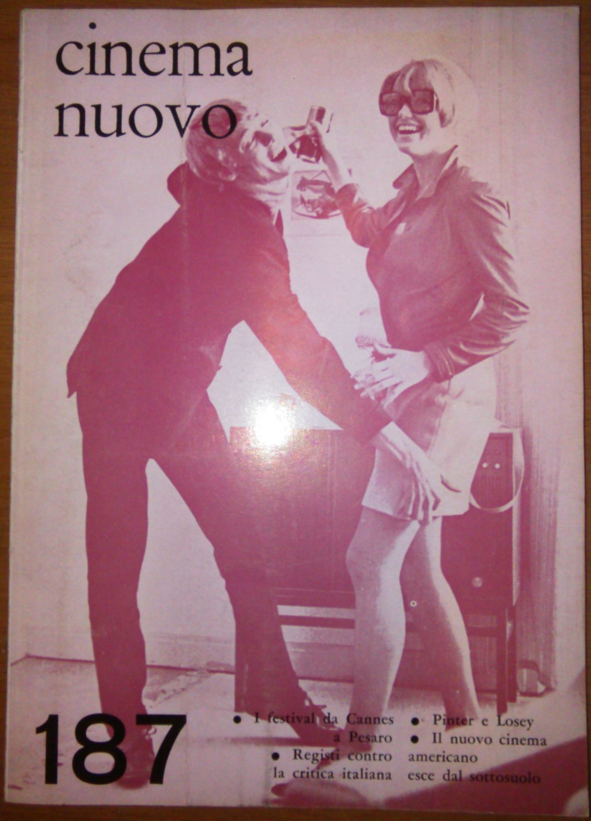 CINEMA NUOVO maggio giugno 1967 Pinter Losey festival Cannes rivista …