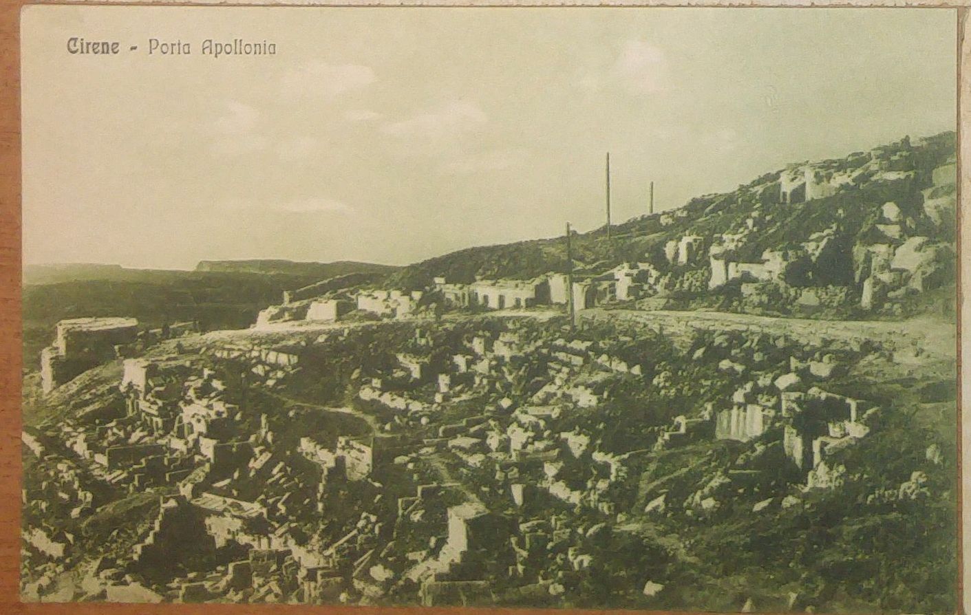 Cirene Porta Apollonia Cartolina non viaggiata ORIGINALE anni '30? Africa …