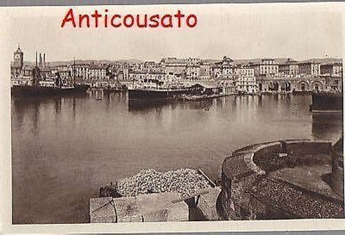 CIVITAVECCHIA VEDUTA DEL PORTO 1 cartolina originale (ANNI '30?) vintage …