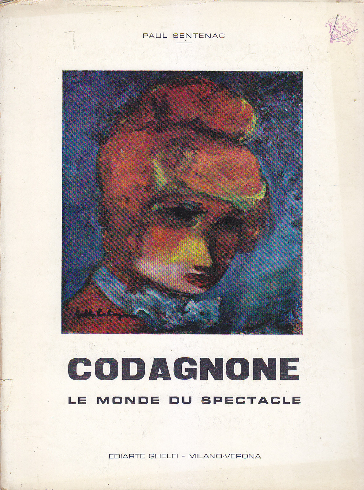 CODAGNONE LE MONDE DU SPECTACLE di Paul Sentenac 1965 Ediarte …