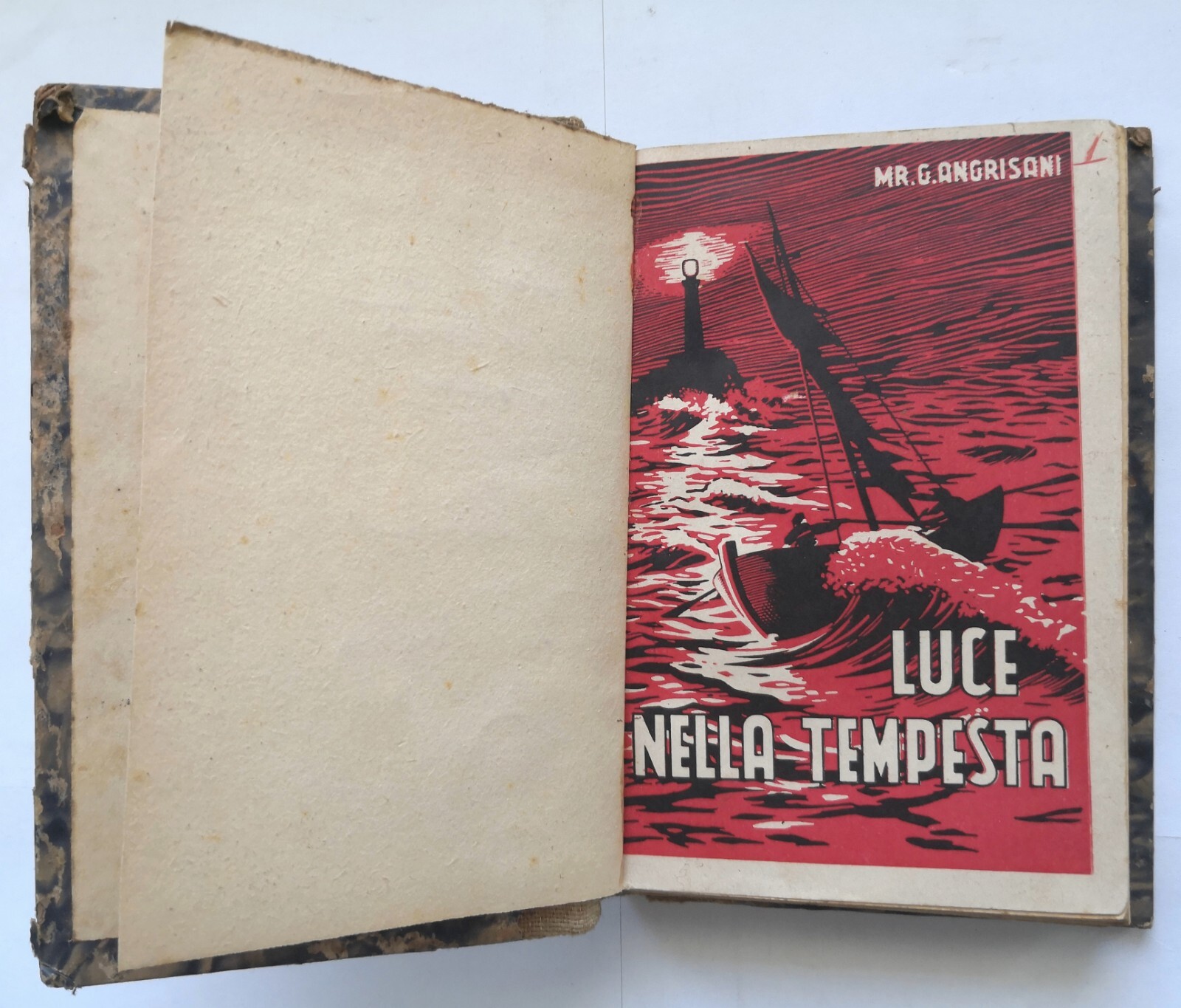 COLLANA LUX Elledici 8 libri rilegati insieme anni '40 Angrisani …