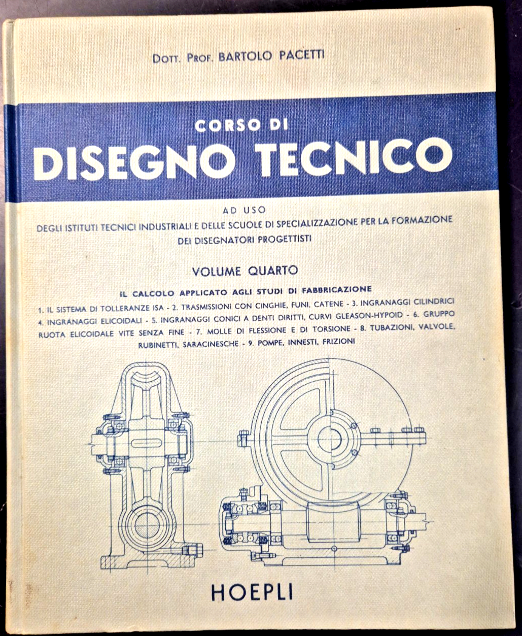 CORSO DI DISEGNO TECNICO Volume 4 di Bartolo Pacetti 1976 …