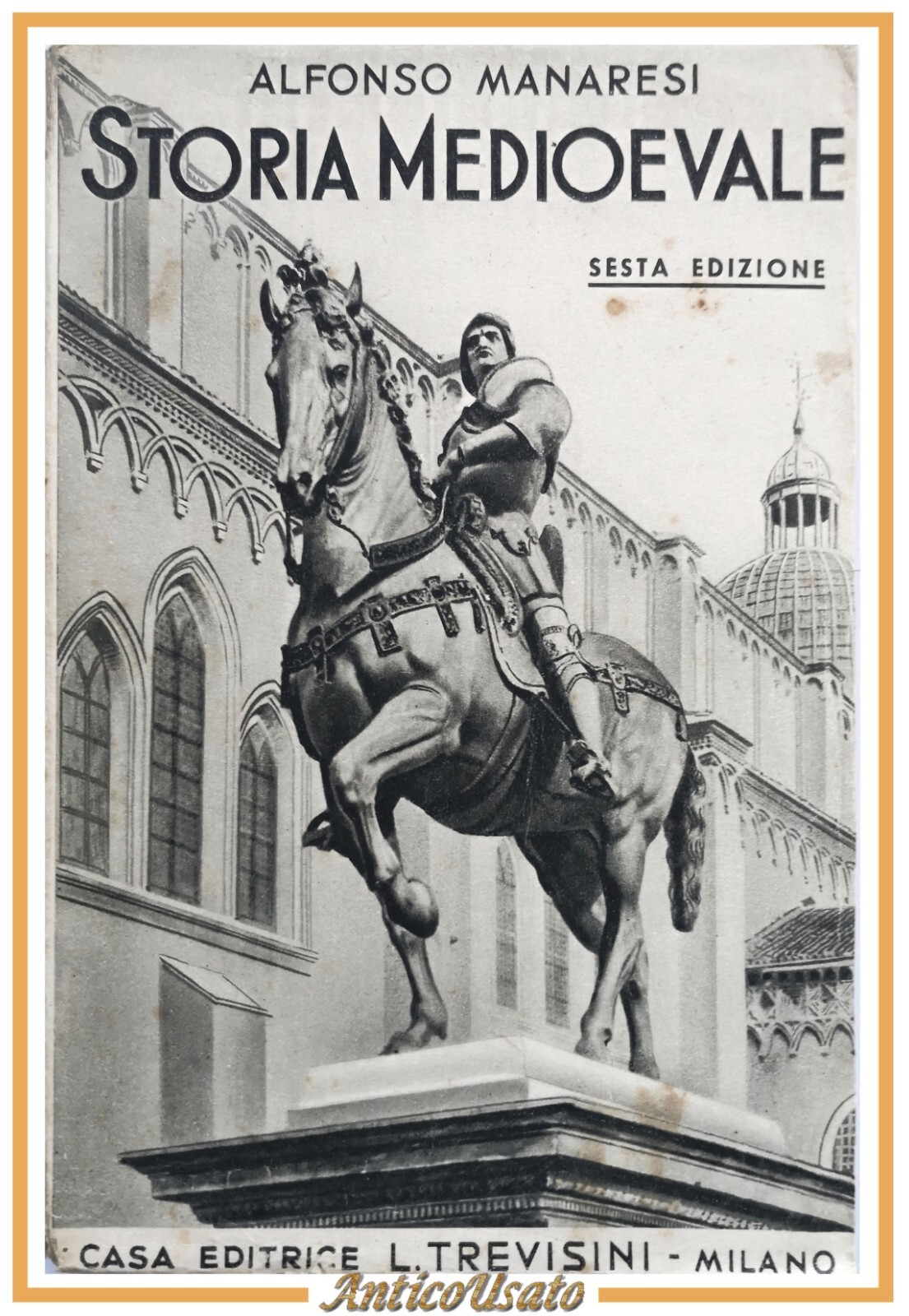 CORSO DI STORIA Alfonso Manaresi 3 libri 1940 Trevisini moderna …
