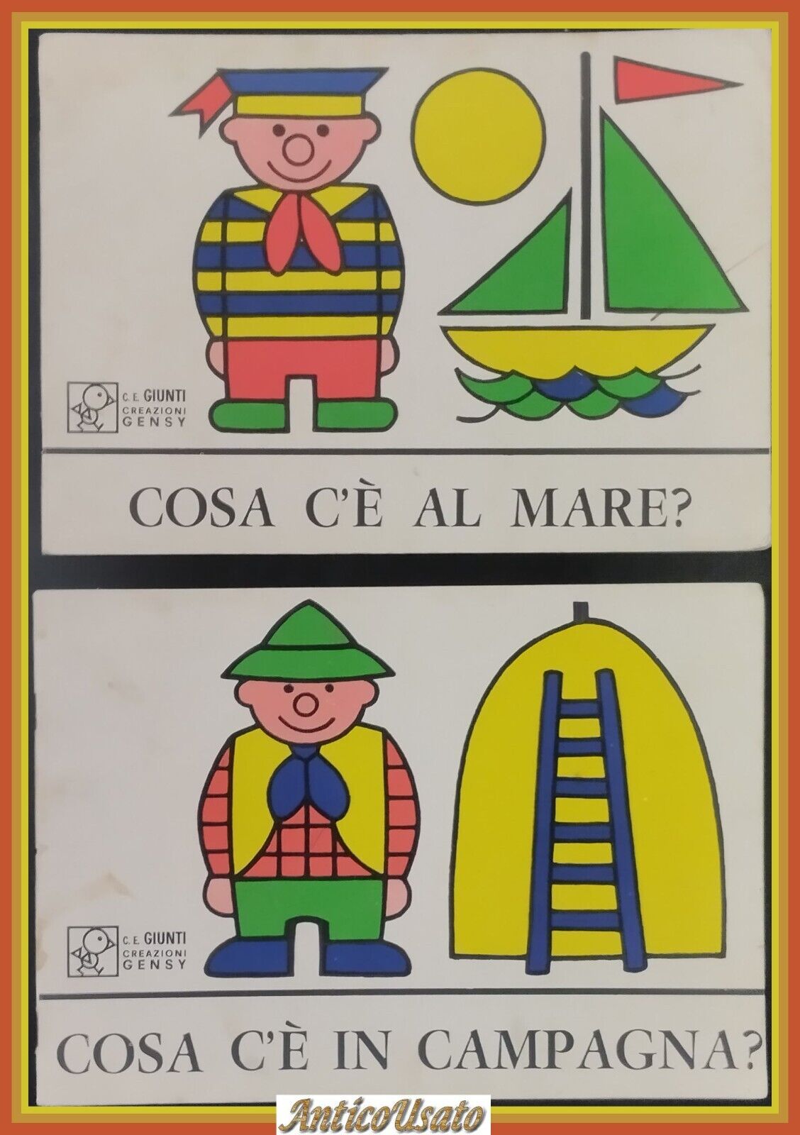 COSA C'È IN CAMPAGNA AL MARE 2 album 1967 Giunti …