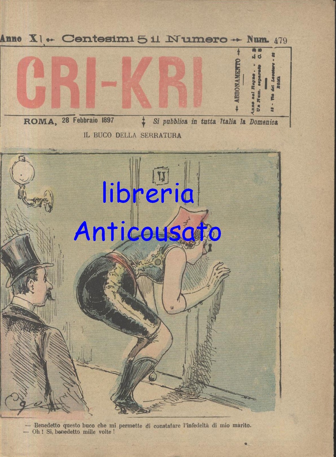 CRI KRI anno XI n.479 - 28 febbraio 1897 giornale …