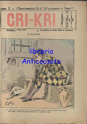 CRI KRI anno XI n.480 del 7 marzo 1897 giornale …