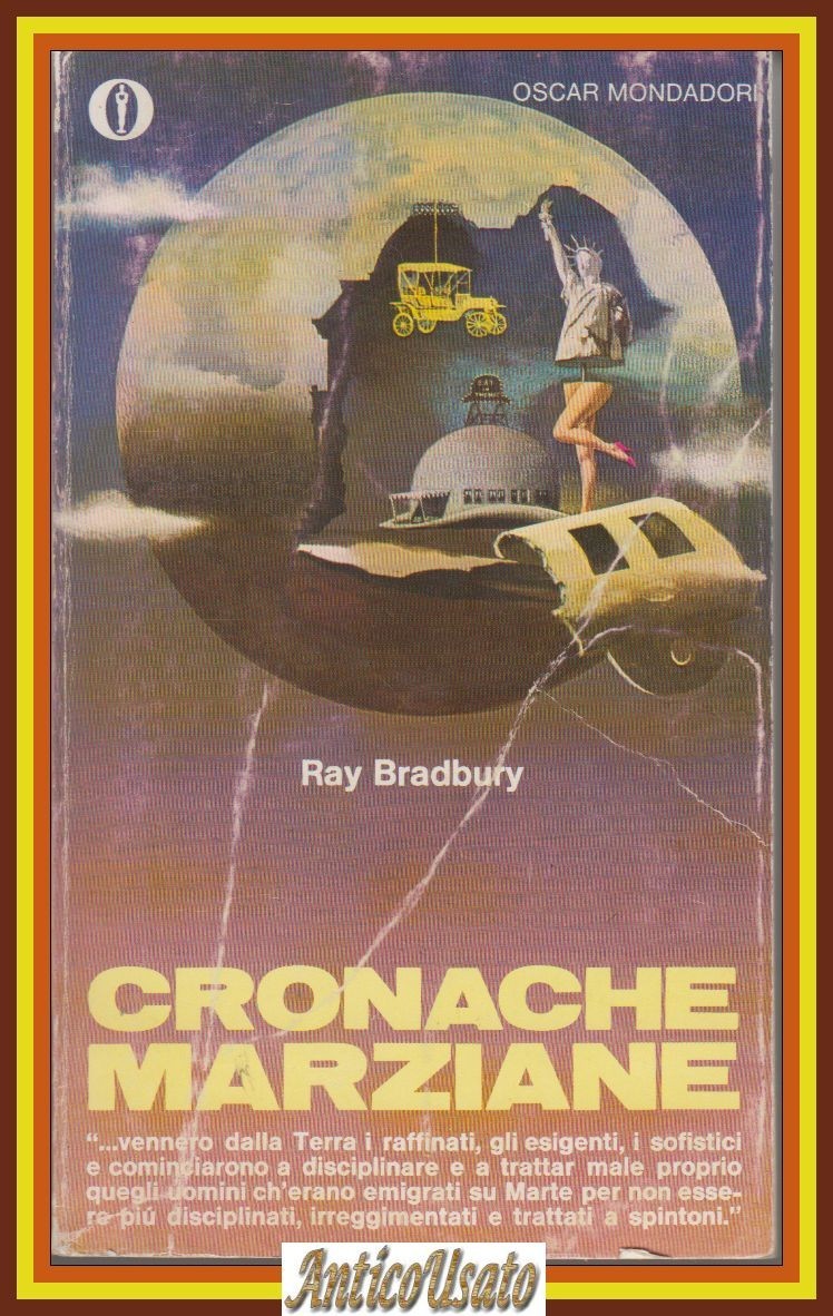 CRONACHE MARZIANE di Ray Bradbury 1968 Oscar Mondadori Libro Fantascienza