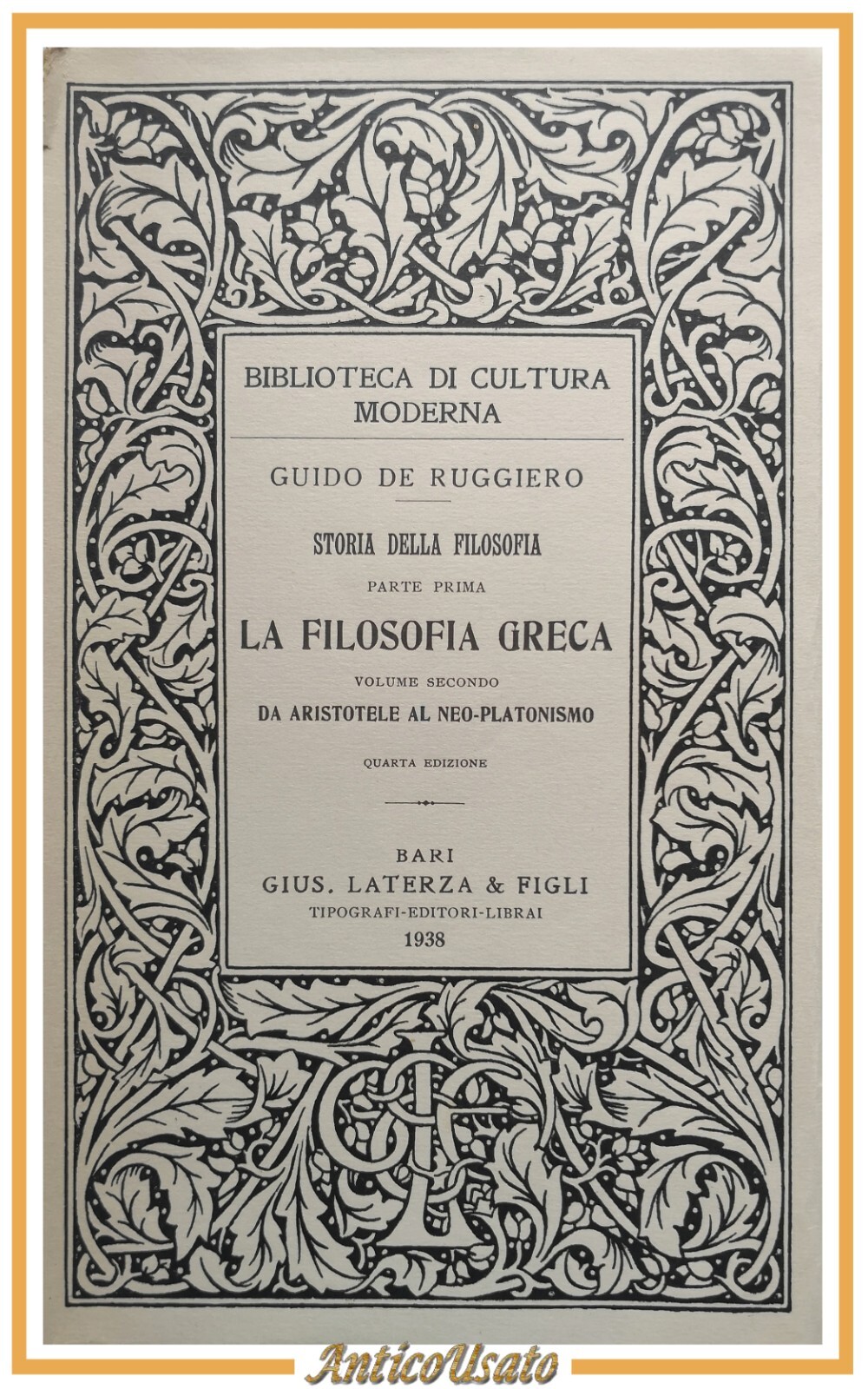 Da Aristotele al Neo Platonismo LA FILOSOFIA GRECA di Guido …