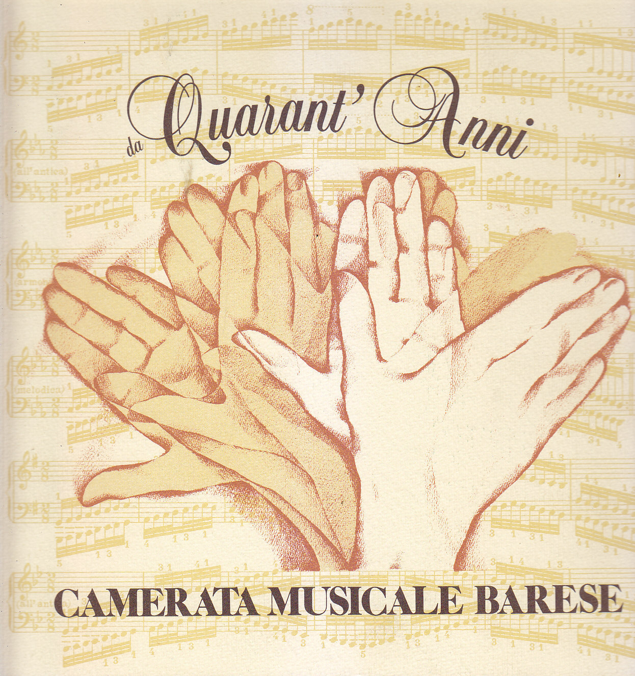 DA QUARANT'ANNI CAMERATA MUSICALE BARESE 1940 1981 libro storia Bari