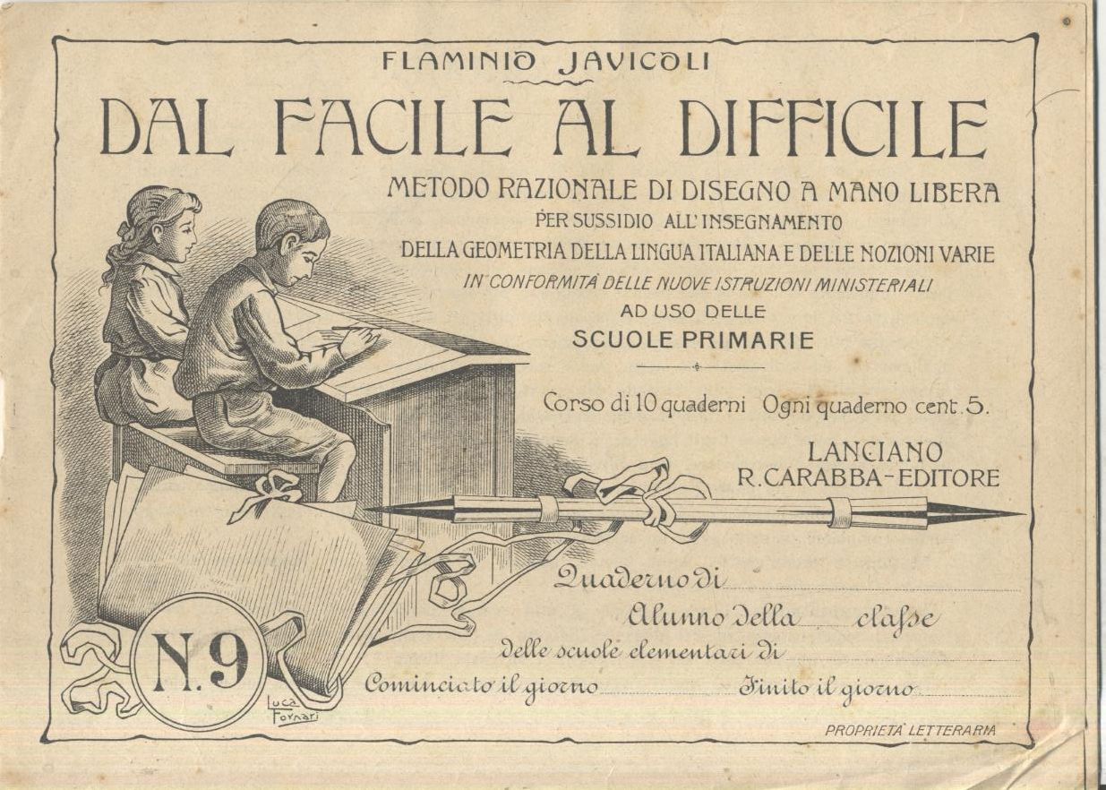 DAL FACILE AL DIFFICILE di Flaminio Javicoli libro antico scolastico …