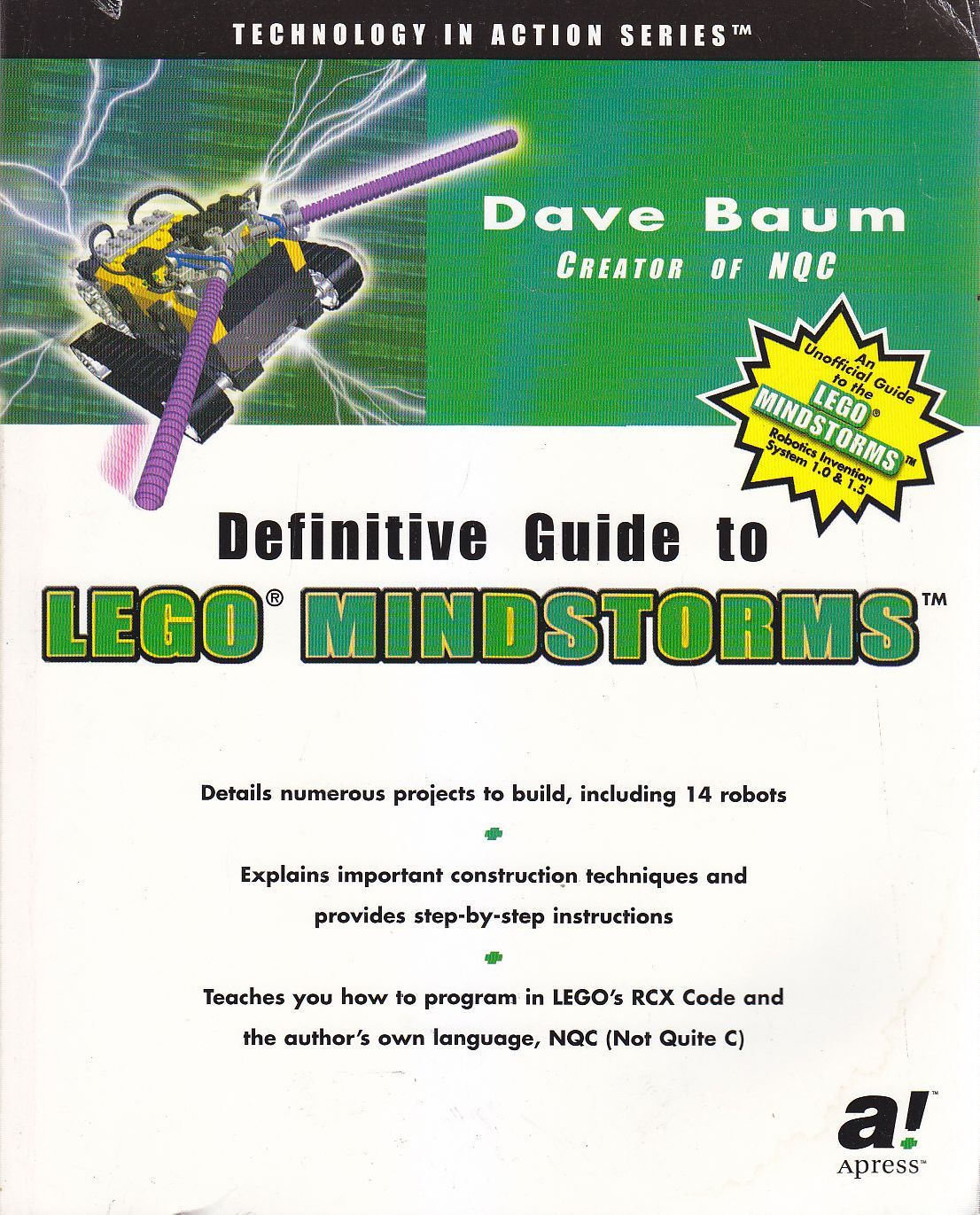 DEFINITIVE GUIDE TO LEGO MINDSTORMS di Dave Baum 2000 Apress …