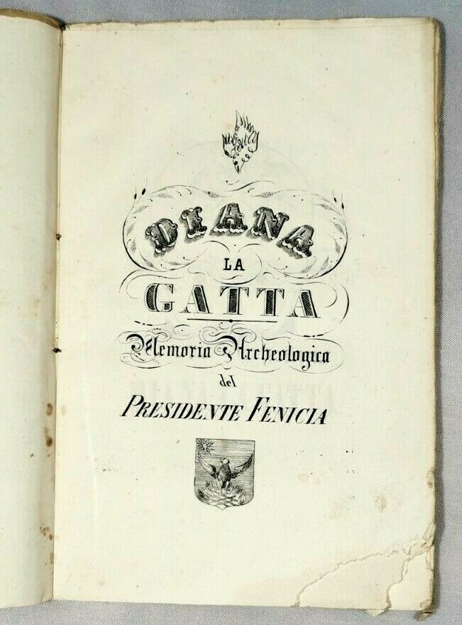 DIANA LA GATTA memoria archeologica del presidente Fenicia 1844 Ruvo …