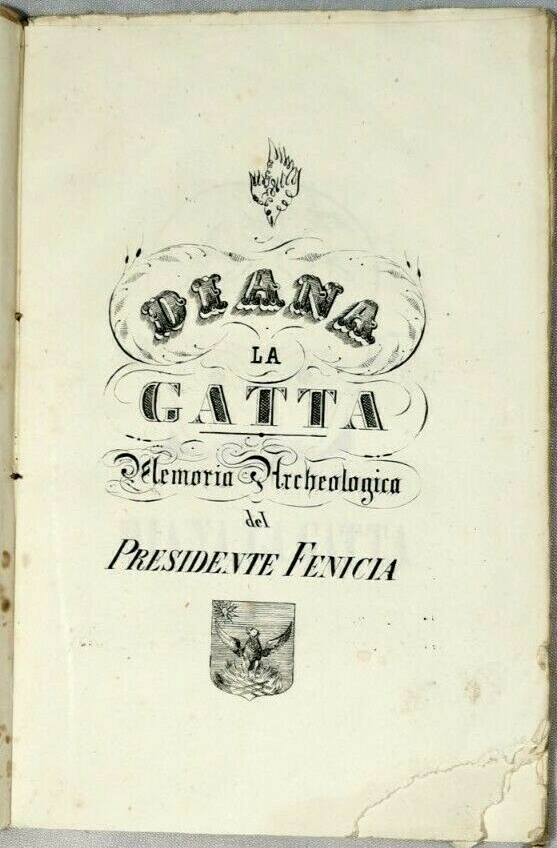 DIANA LA GATTA memoria archeologica del presidente Fenicia 1844 Ruvo …