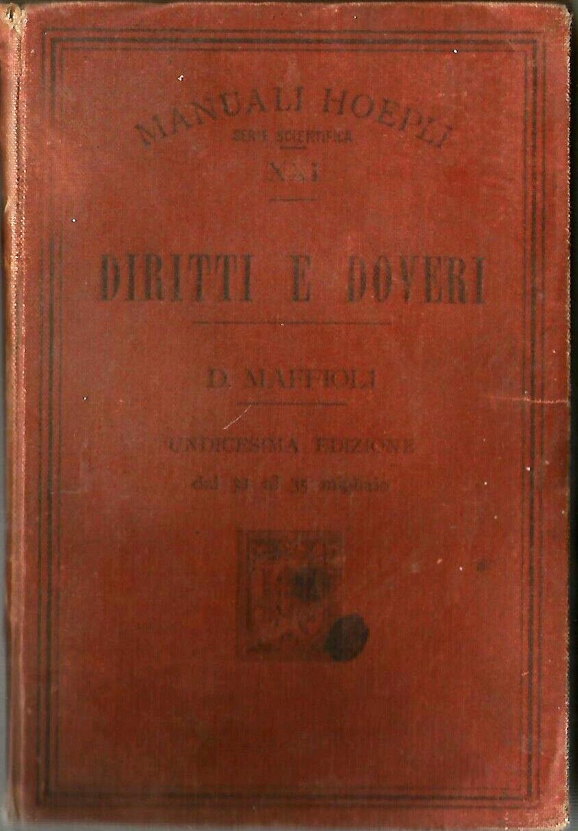 DIRITTI E DOVERI DEI CITTADINI SECONDO LE ISTITUZIONI DELLO STATO …