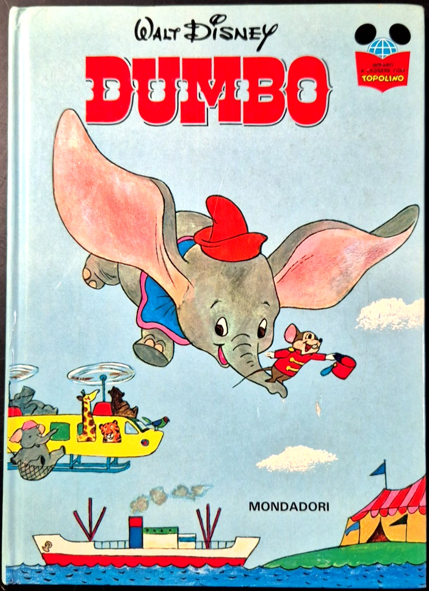 DUMBO di Walt Disney 1975 Mondadori Imparo a Leggere con …