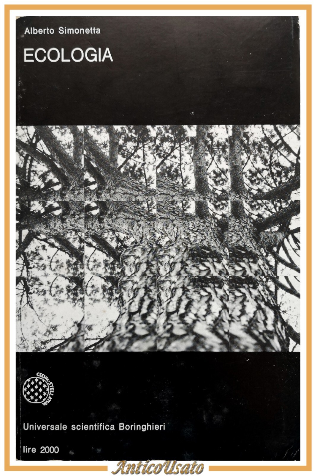ECOLOGIA di Alberto Simonetta 1975 Paolo Boringhieri Libro scientifico
