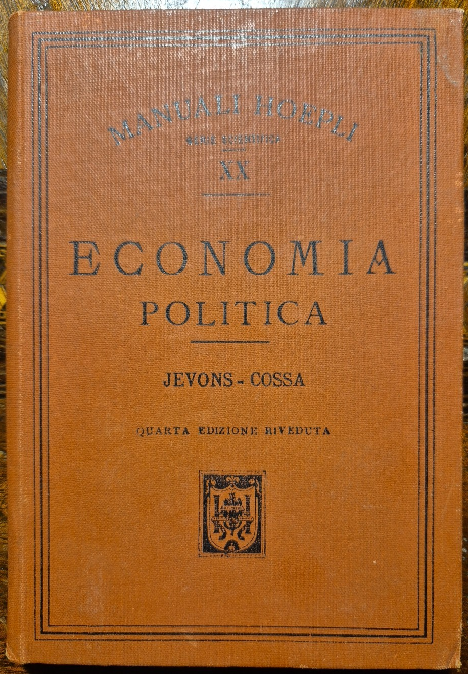Economia politica di Stanley Jevons 1899 hoepli manuale libro Luigi …