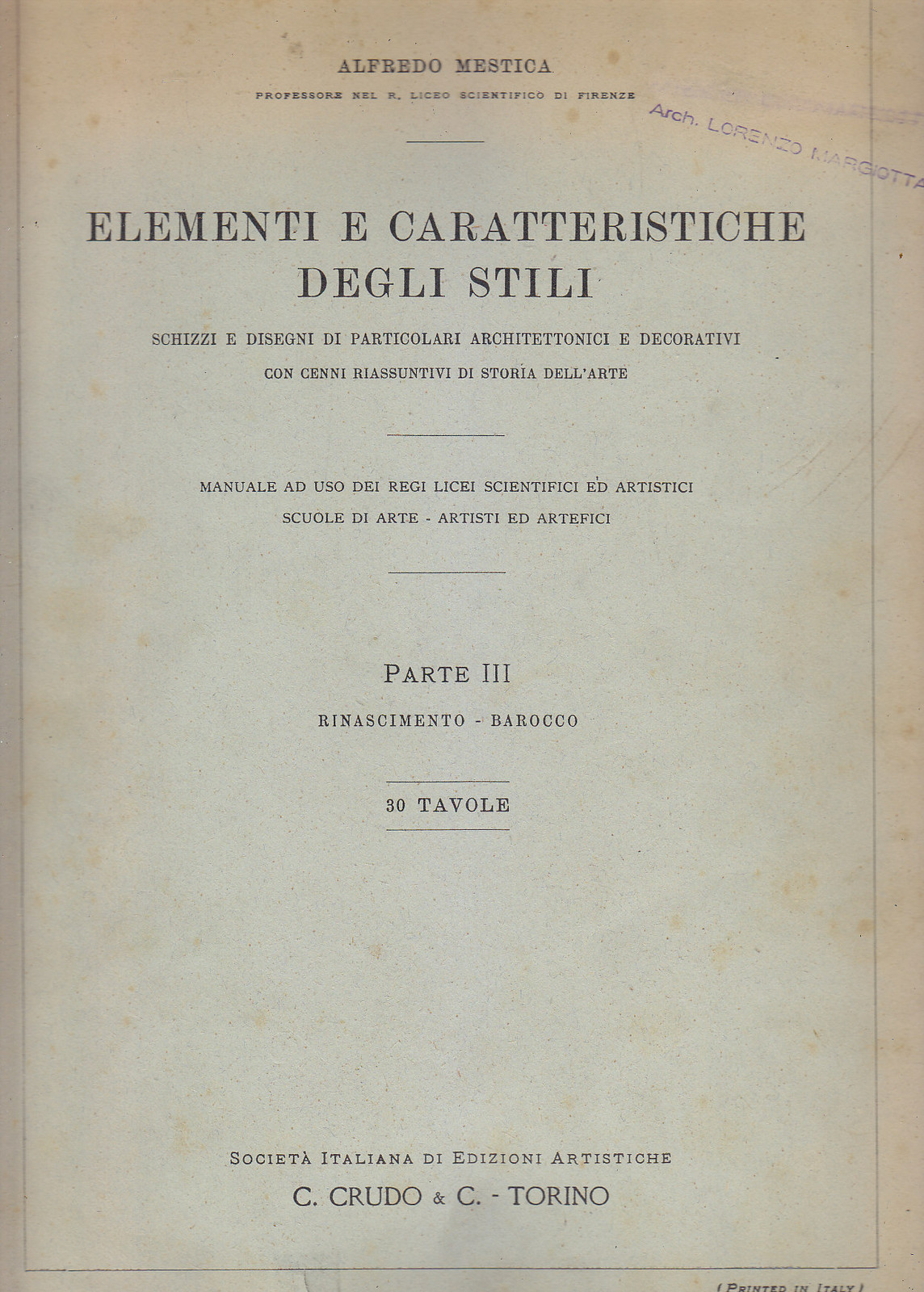 ELEMENTI E CARATTERISTICHE DEGLI STILI 3 RINASCIMENTO E BAROCCO di …