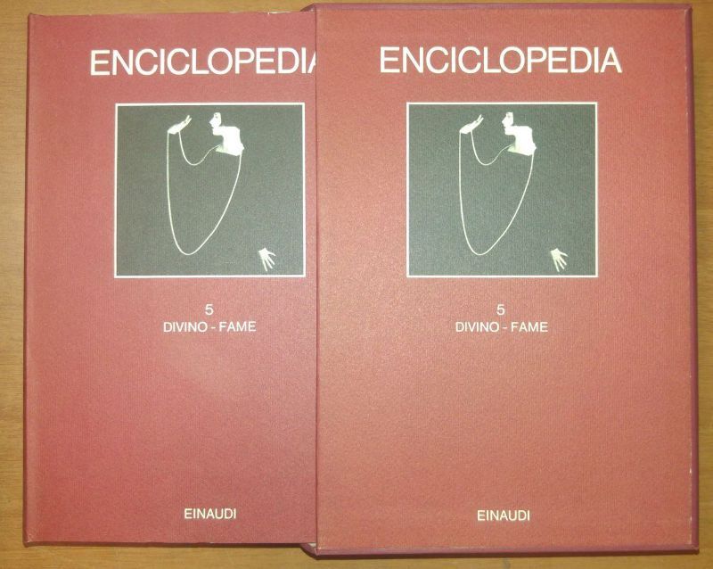 ENCICLOPEDIA EINAUDI volume 5 divino fame 1978 Libro Usato Come …