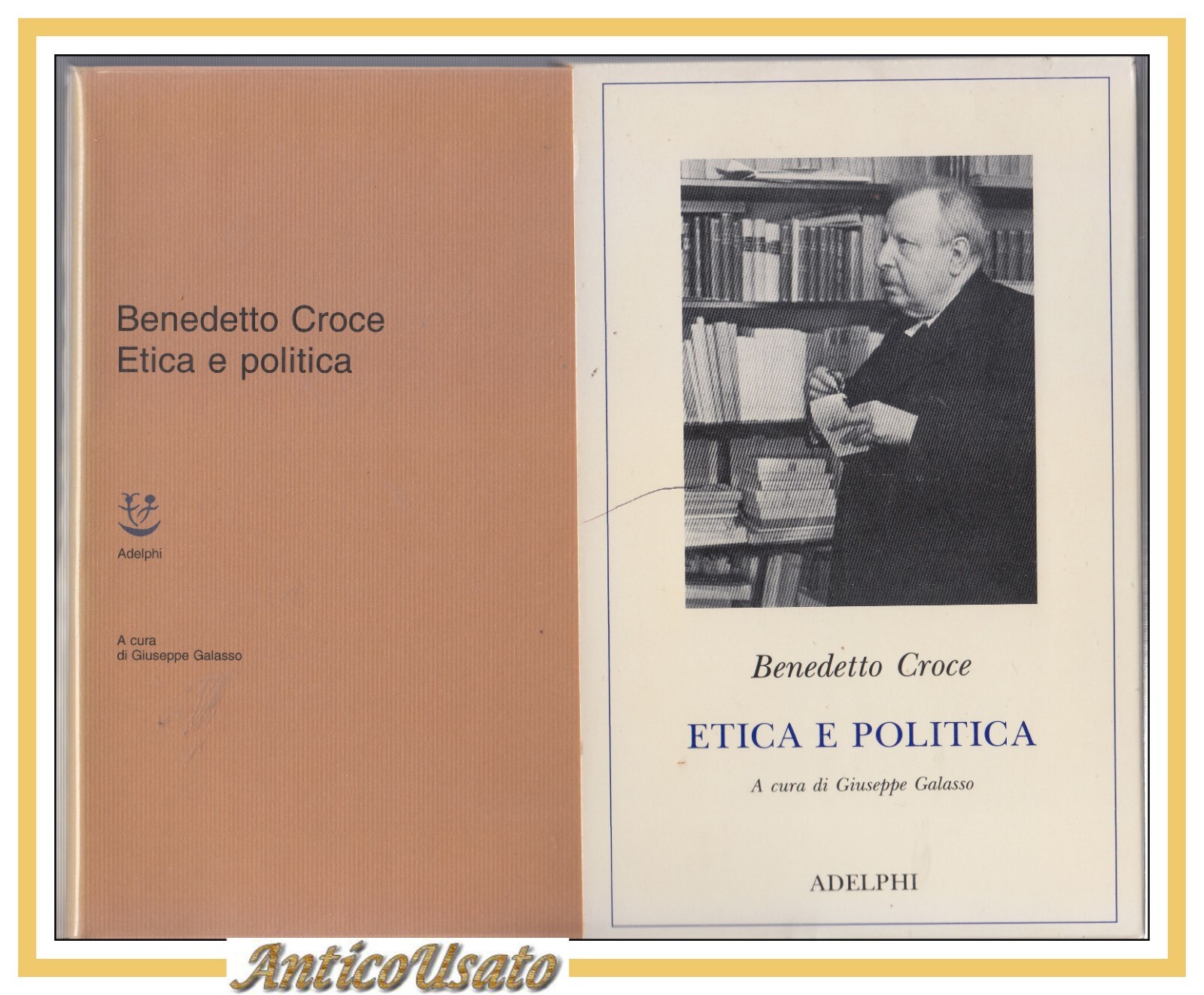 ETICA E POLITICA di Benedetto Croce 1994 Adelphi Libro a …
