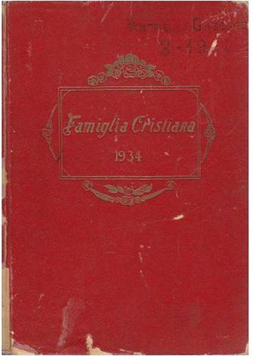 FAMIGLIA CRISTIANA IL DIVIN MAESTRO rivista 1934 annata completa 52 …